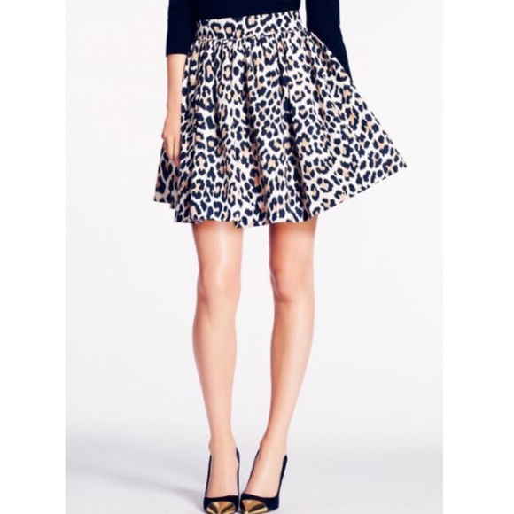 kate spade Dresses & Skirts - Kate Spade, Leopard Printed Skirt